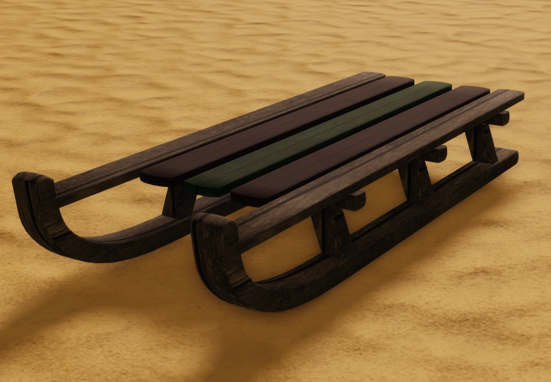 A desrt Snow Sled item image